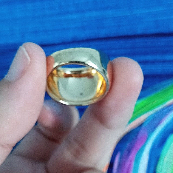 🌈 C&C California Rainbow Love Wide C- Band Ring 6.5 New! - Picture 6 of 10